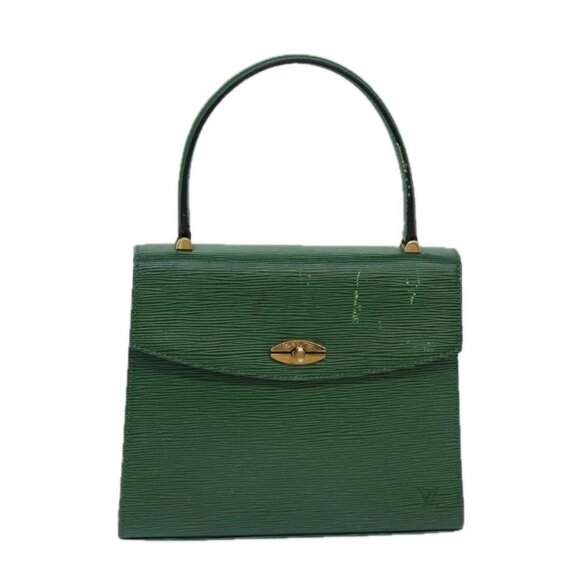 LOUIS VUITTON Epi Malesherbes Hand Bag Green - Picture 2 of 16